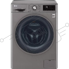 Стиральная машина LG F4J6TNP8S серебристая, загрузка фронтальная 8 кг, 1400 об/мин, класс A