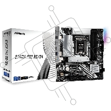 Материнская плата ASRock B760M Pro RS/D4, LGA 1700, Intel B760, 4xDDR4, 4xSATA, 2xM.2, 1xPCIe 4.0 x16, DisplayPort, HDMI, USB Type-C, 1x2.5Gb LAN, 3x3.5 мм, 7.1, microATX
