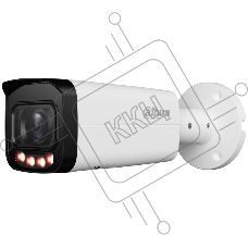 Уличная цилиндрическая IP-видеокамера DAHUA DH-IPC-HFW2449TP-ZAS-IL Smart Dual Light с ИИ 4Мп, 1/2.9” CMOS, моторизованный объектив 2.7~13.5мм, видеоаналитика, ИК до 60м, LED до 60м, IP67, IK10