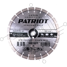 Диск PATRIOT LASER COMMERCIAL алмазный сегментный 350х25,4/20 Камень/Асфальт