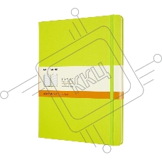 Блокнот Moleskine CLASSIC QP090C2 XLarge 190х250мм, 192 страниц, линейка, твердая обложка, лайм