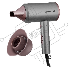 Фен BRAYER BR3022, 1800 Вт, 2 cкор, торнадо 360, узкий конц., турборежим. 1,8 м