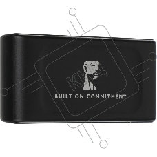 Внешний SSD Kingston XS1000, 2TB, USB 3.2 Gen 2 Type-C, R/W 1050/1000, черный