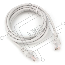 Патч-корд LSZH медный UTP Cablexpert PP30-2M cat.5e, 2м, литой, многожильный, серый