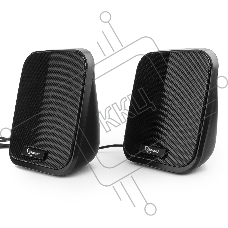Акустич. система 2.0 Gembird SPK-100, черный, 6 Вт, рег. громкости, USB-питание					