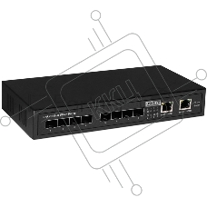 Коммутатор гигабитный Osnovo SW-7028, 8 *SFP 1000Base-FX, 2 x10/100/1000Base-T