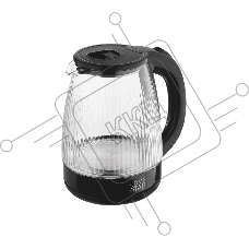 Чайник электрический Homestar HS-1045 1.8л, стекло, пластик, черный