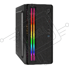Компьютерный корпус Minitower ExeGate mEVO-7805-XP400 (mATX, БП XP400 с вент. 12см, 2*USB+1*USB 3.0, аудио, черный, с 2*RGb подсветкой)