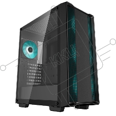 Компьютерный корпус Deepcool CC560 V2 черный без БП ATX 4x120mm 1xUSB2.0 1xUSB3.0 audio bott PSU