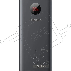 Портативный аккумулятор Romoss PEA40 Pro 40000mAh QC3.0/PD3.0 65W 3A 2xUSB-A/USB-C черный