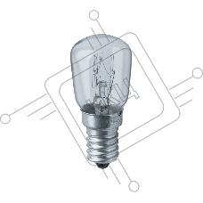 Лампа накаливания Navigator 61203 NI-T26-15-230-E14-CL