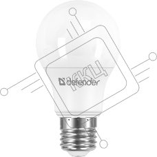 Лампочка светодиодная Defender A55-9W-840-E27 груша, 4000 К, нейтральный белый, 1 шт