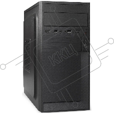 Корпус Minitower ExeGate BAA-105-01-UNS450 (mATX, БП UNS450 с вент. 12см, 2*USB, аудио, черный)
