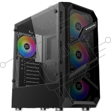 Компьютерный корпус Xigmatek Lamiya EN40016 ATX, USB 3.0x1+USB 2.0x2, Front & Left TG, 4PCS X24A Fan, Galaxy II Fan Control Box & Remote (748113)