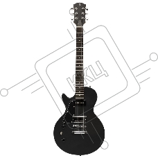Электрогитара STAGG SEL-HB90 LH BLK 6-ти струнная, леворукая, корпус массив красного дерева, гриф красное дерево, накладка палисандр, 22 лада, звукосниматели 1х P90, 1х хамбакер, регуляторы 1x громкости, 1x тона, 3-х поз. переключатель, цвет черный