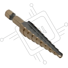 Сверло ступенчатое ST-4-12/1 HSS (9 ступ.)