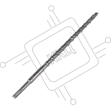 Бур PATRIOT SDS Plus S2 16x360