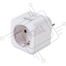 Умная розетка Camelion BNS/SH-1/16A/WIFI (Розетка одинарная 16A 3680В, WiFi+ Счетчик+Контроль)
