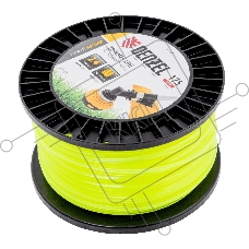 Леска для триммера Denzel квадрат, 2,4мм х 175м, на DIN катушке FLEX CORD