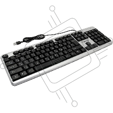 Клавиатура ExeGate LY-401 (EX264086RUS) проводная, USB, серебристый