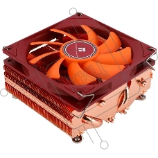 Кулер для процессора Thermalright AXP-90 X53 Full (4-pin PWM, 38mm, Cu/Cu, 4x6mm, 1x92mm, 42.58CFM, 22.4dBA, 2700RPM, S: 1851/1700/1200/115X, AM5/AM4, orange, red)