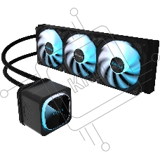 Жидкостная система охлаждения Gigabyte Eagle 360 ARGB черный, алюминий/медь, 2000 об/мин, 37.6 дБ, 4 pin