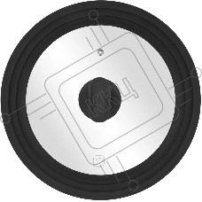Крышка Rondell Weller RDA-1714 (BK) черный