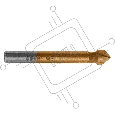 Зенковка конусная Denzel под М3, HSS, по металлу, цилиндрический хвостовик