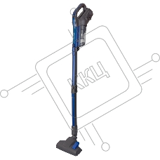 Пылесос вертикальный Endever SkyClean VC-287 синий/черный, питание от сети, 150 Вт, уборка сухая, пылесборник 0.5 л