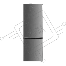 Холодильник Willmark RFN-421NFX нержавеющая сталь двухкамерный 210/76 л морозилка снизу, No Frost