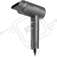 Фен Red Solution RF-510, 1400Вт, серый/серебристый