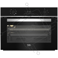 Духовой шкаф электрический Beko BBCM13300X, черный/серебристый