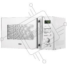 Микроволновая печь BBK 23MWS-951T/W белый, 23 л, 900 Вт, переключатели - кнопки/поворотный механизм