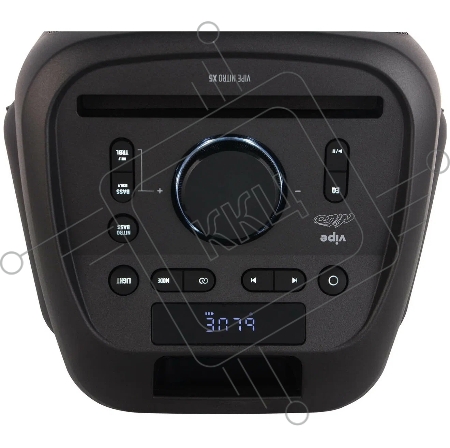 Музыкальная система VIPE NITRO X5. 80 Вт. Bluetooth 5.0. 3 режима LED подсветки. 7 цветов. 12 часов без подзарядки. Дисплей. IPX4. FM радио. AUX. USB: Зарядка 5В/1А. Вх