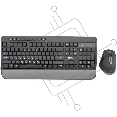 Клавиатура + мышь Оклик S290W клав:черный мышь:черный USB беспроводная Multimedia (351701)