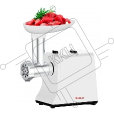 Мясорубка электрическая KELLI KL-5008 черный, 2600 Вт, 1.8 кг/мин, реверс, защита от перегрузки, насадки - 2