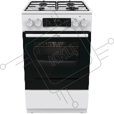 Плита комбинированная Gorenje GK5C60WJ белый, конфорок 4 газовых, духовка 62 л, 50 см x 85 см x 59.4 см
