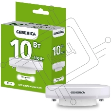 Лампа LED T80 IEK LL-T80-10-230-40-GX53-G таблетка 10Вт 230В 4000К GX53 GENERICA