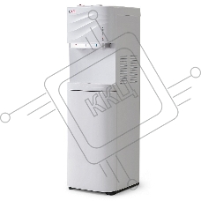 Кулер для воды AEL LC-AEL-840а, напольный, НАГРЕВ/ОХЛАЖДЕНИЕ КОМПРЕССОРНОЕ, 3 крана, белый, 00226