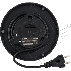 Чайник электрический Hyundai HYK-G3036 1.7л. 2200Вт черный/прозрачный (корпус: стекло)