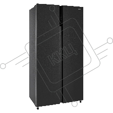 Холодильник Nordfrost RFS 525DX NFXd inverter темная нержавеющая сталь двухкамерный 283/183л морозилка сбоку, No Frost, Side-by-Side