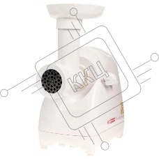 Мясорубка электрическая Белвар Помощница КЭМ-П2У 304-02 белый, 1800 Вт, 0.4 кг/мин, реверс, защита от перегрузки, насадки - 5