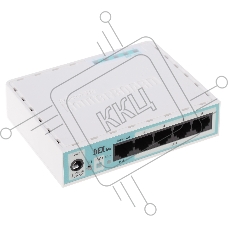 Маршрутизатор MikroTik hEX lite RB750r2, 5×100 Мбит/с, управляемый