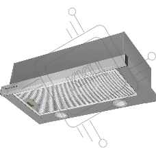 Вытяжка встраиваемая Maunfeld VS Light 50 нержавеющая сталь, 50 см, 520 куб. м/ч, 56 дБ