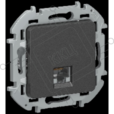 IEKINSPIRIA Розетка компьютерная RJ45 категория 6 UTP 6738331 антрацит