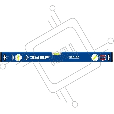 Усиленный уровень ЗУБР 600 мм с зеркальным глазком Профессионал