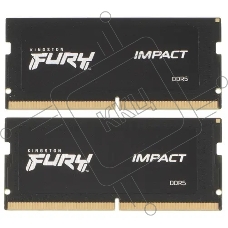 Оперативная память Kingston Fury Impact, DDR5, 32Gb (2x16 Gb), 4800 MHz, CL38, SO-DIMM
