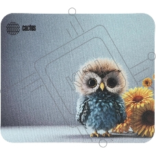 Коврик для мыши Cactus Owl gray 300x250x3мм (CS-MP-D12M)