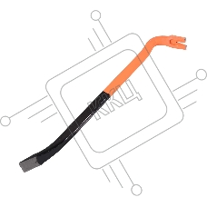 Лом-гвоздодер Вихрь кованый 450 мм