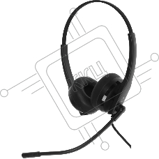 Наушники с микрофоном Creative HS-230 черный 2м накладные оголовье (51EF1110AA000)